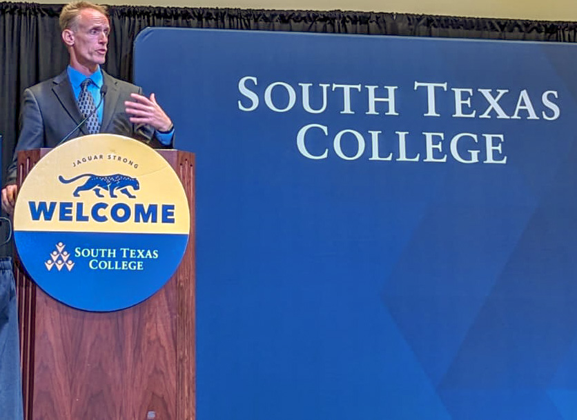 Tim Mousel keynote speech at South Texas College